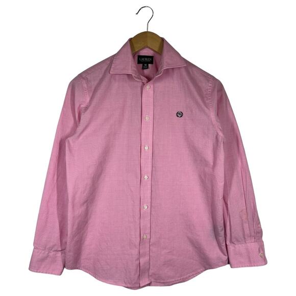 Ralph Lauren Other - Ralph Lauren Boys 16 Button Up Long Sleeve Oxford Preppy Dress Shirt Pink